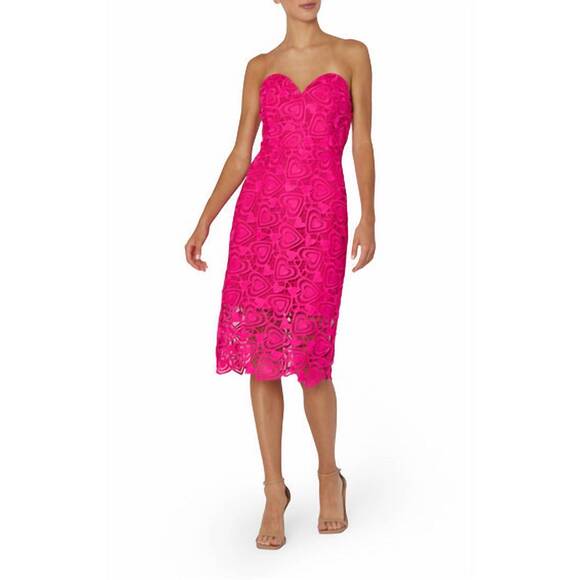 chinese dress ladies Milly Women's Haddy Pleated Minidress - Pink